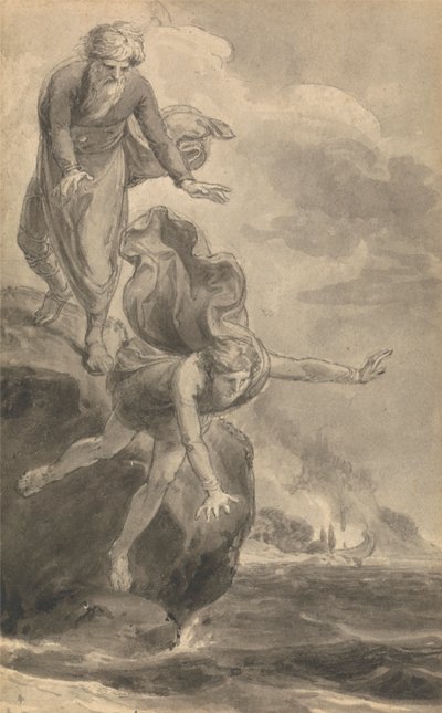 One of Six Illustrations to Fenelon
