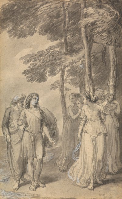 One of Six Illustrations to Fenelon