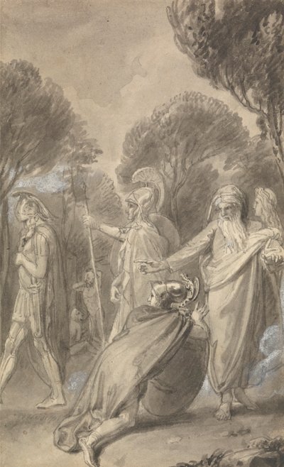 One of Six Illustrations to Fenelon