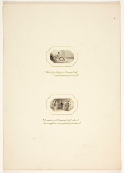 Study for a Plate from The Task by Thomas Stothard