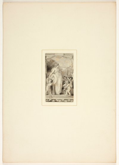 Study for a Plate from The Task by Thomas Stothard