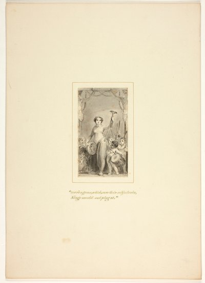 Study for a Plate from The Task by Thomas Stothard