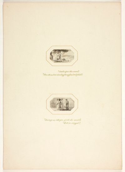 Study for a Plate from The Task by Thomas Stothard