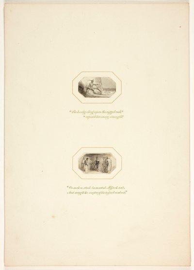 Study for a Plate from The Task by Thomas Stothard