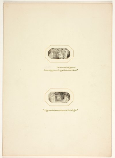 Study for a Plate from The Task by Thomas Stothard