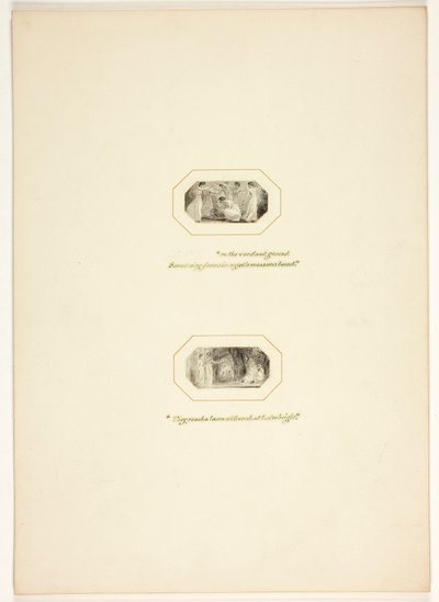 Study for a Plate from The Task by Thomas Stothard