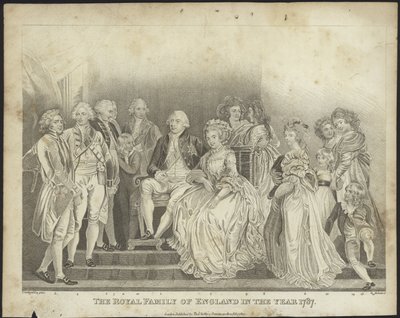 The Royal Family of England in the Year 1787 by Thomas Stothard