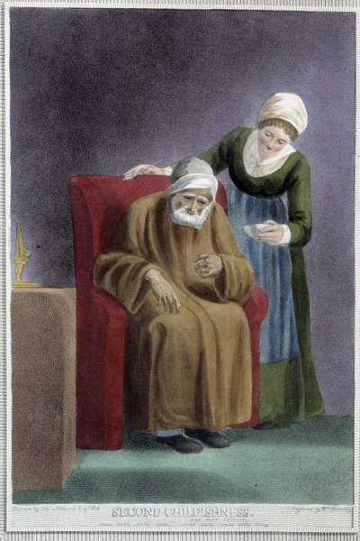 The Second Childhood (a sick guard caring for a very old man) - in 