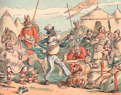 King Alfred in the Danish Camp by Thomas Strong Seccombe