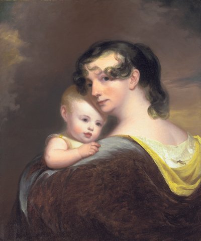 Portrait of Esther Fortune Warren and Her Daughter Hester by Thomas Sully