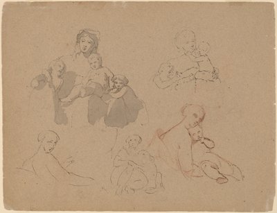 Studies: Major Thomas Biddle and Thomas Wilcocks Sully by Thomas Sully