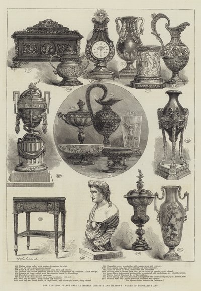 The Hamilton Palace Sale at Messers Christie and Mansion