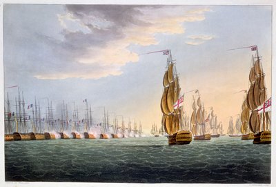 Battle of the Nile, August 1st 1798 by Thomas Sutherland
