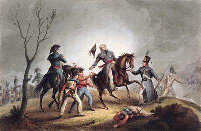 Death of Sir John Moore, La Coruna, Spain, 17th January 1809 by Thomas Sutherland