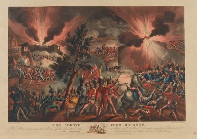 The Sortie from Bayonne, 1814 by Thomas Sutherland