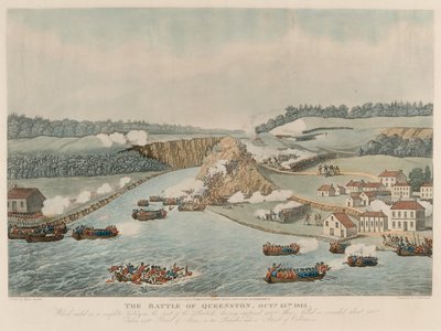 The battle of Queenston, Oct 13th 1813 by Thomas Sutherland