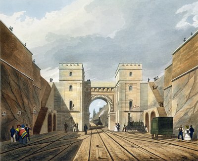 Moorish Arch, Looking from the Tunnel by Thomas Talbot Bury
