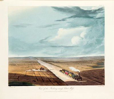 Rainhill Bridge, Chat Moss, near Liverpool by Thomas Talbot Bury