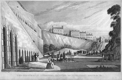 The Cemetery at Liverpool, showing Mr Huskisson