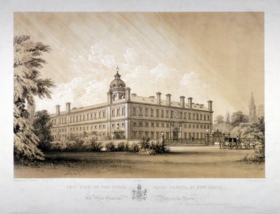 The Royal Naval School at New Cross, Lewisham, London by Thomas Talbot Bury