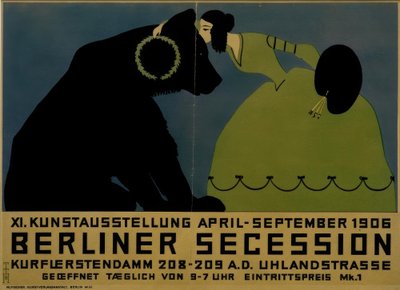 Berlin Secession 1906 / T. Heine / Poster, 1906 by Thomas Theodor Heine