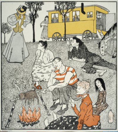 A Reunion. / Oh Puzzi, Must I Find You Again Like This! by Thomas Theodor Heine