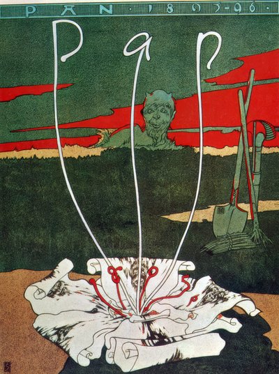 Pan Literary Magazine, Josef Sattler, 1895 by Thomas Theodor Heine