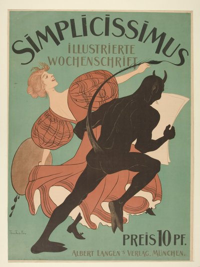 Simplicissimus, Illustrated Weekly by Thomas Theodor Heine