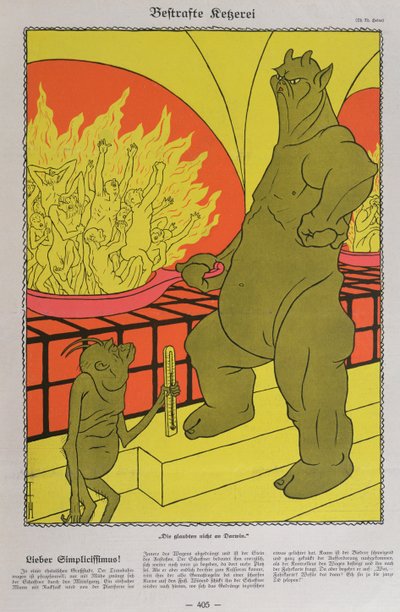 The Devil Burning the Disbelievers, from 