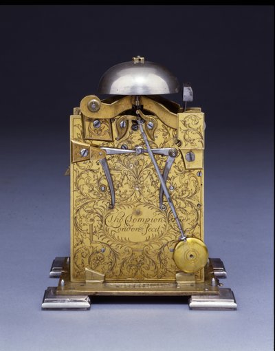 Miniature striking bracket clock, no.222, c.1695 by Thomas Tompion