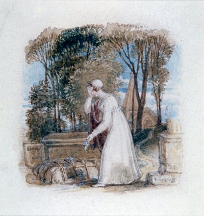 Constantia at the Grave of Theodosius by Thomas Uwins