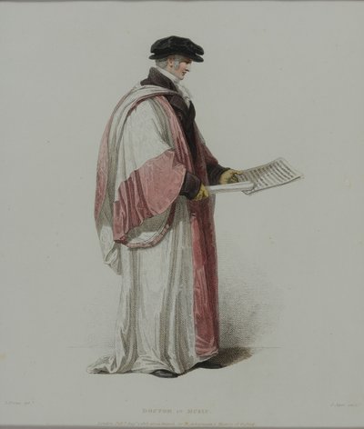 Doctor of Music, engraved by J. Agar, published in R. Ackermann