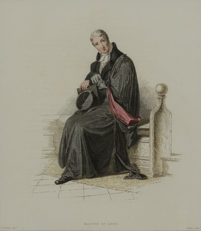 Master of Arts, engraved by J. Agar, published in R. Ackermann
