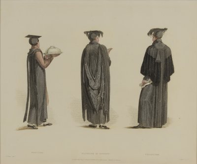 Servitor, Bachelor of Divinity, Collector, engraved by J. Agar, published in R. Ackermann