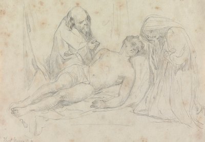 The Death of - set by William Etty R.A. by Thomas Uwins