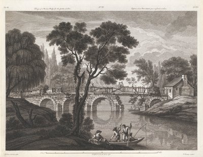 Design of a Ruinous Bridge for the Garden at Sion by Thomas Vivares
