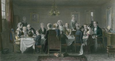 The Christmas Pudding by Thomas Webster