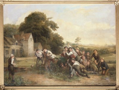 The Football Game by Thomas Webster