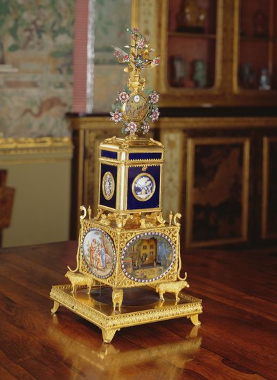 Musical automaton, necessaire and watch, by Thomas Weekes, c.1800 by Thomas Weekes