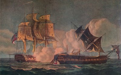 Capture of the Forte by Thomas Whitcombe