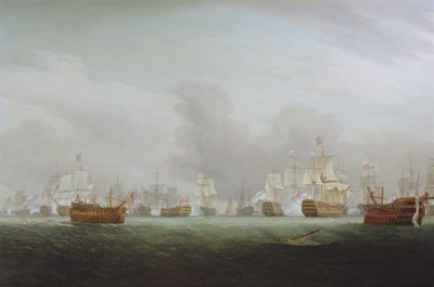 The Battle of the Glorious First of June by Thomas Whitcombe