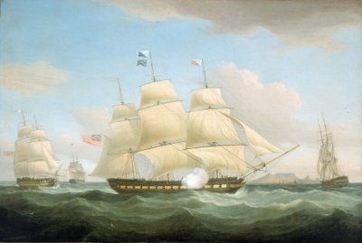 The East India Company trading vessels 