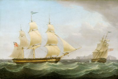 The Ship Phoenix, Late 18th Century - Early 19th Century by Thomas Whitcombe