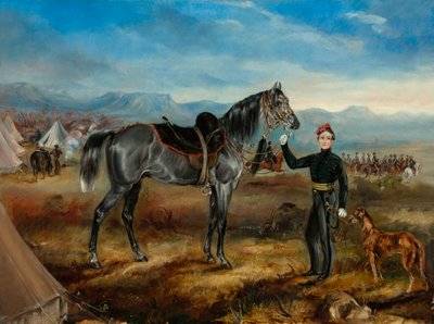 Charley, the Horse of Captain T W Goodrich, Cape Mounted Riflemen by Thomas White Goodrich