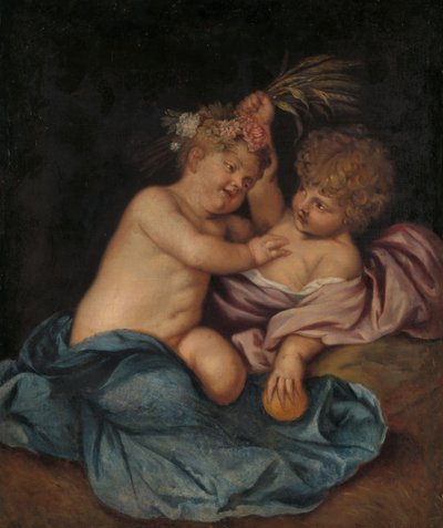 Two Infants by Thomas Willeboirts Bosschaert