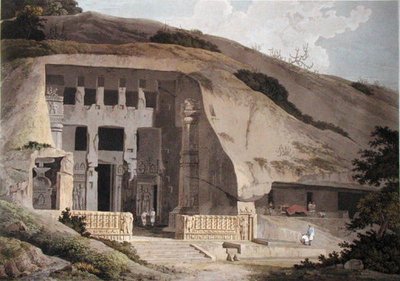 Excavated Temple on Island of Salsette, Plate III from 