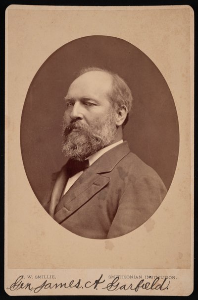 Portrait of James Abram Garfield by Thomas William Smillie