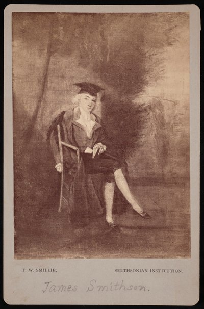 Portrait of James Smithson by Thomas William Smillie