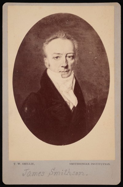 Portrait of James Smithson 1765-1829 by Thomas William Smillie