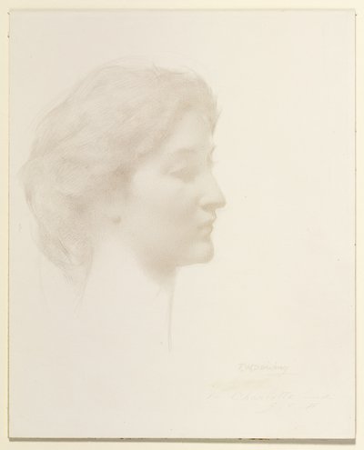 Head of a Girl by Thomas Wilmer Dewing
